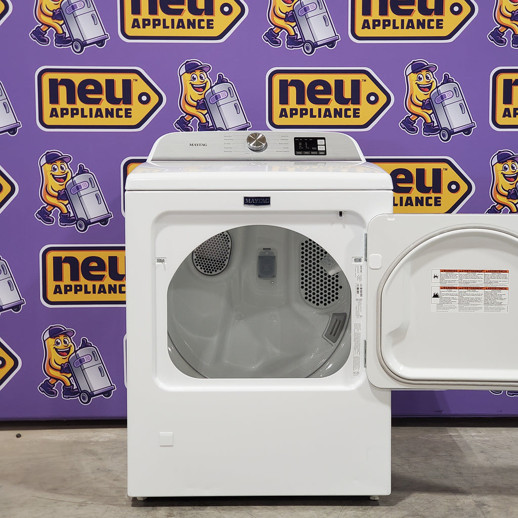Pictures of Maytag 7.0 cu. ft Top Load Gas Dryer with Moisture Sensing MGD6200KW - Scratch and Dent (Minor) - Neu Appliance Outlet - Discount Appliance Outlet in Austin, Tx