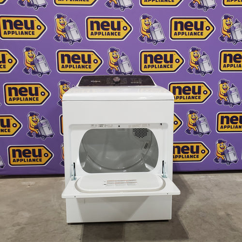 Whirlpool 7.0 Cu. Ft. Gas Moisture Sensing Dryer with Hamper Door 6SD96 - WGD5010LW - Scratch and Dent (Minor)