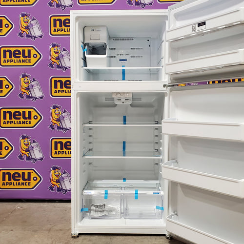 Frigidaire 18.3-cu ft Garage Ready Top-Freezer Refrigerator in White 3SD660  - FRTD1830AW - Scratch & Dent (Minor)