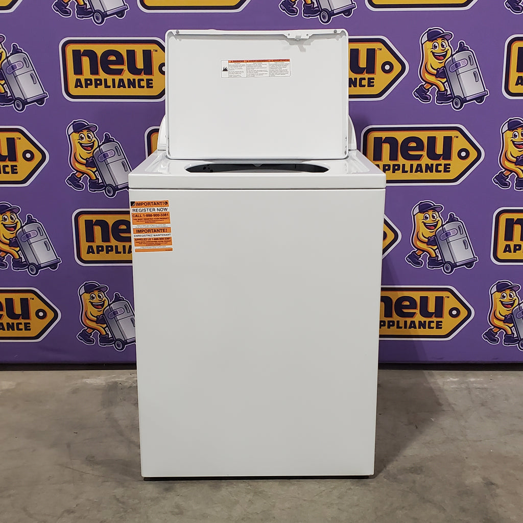 Pictures of Whirlpool Top Load 3.5 Cu. Ft. Washer with Deep Water Wash Option WTW4816FW - Open Box and Whirlpool Vented 7.0 Cu. Ft. Electric Dryer 16123 - WED4815EW - Open Box - Neu Appliance Outlet - Discount Appliance Outlet in Austin, Tx