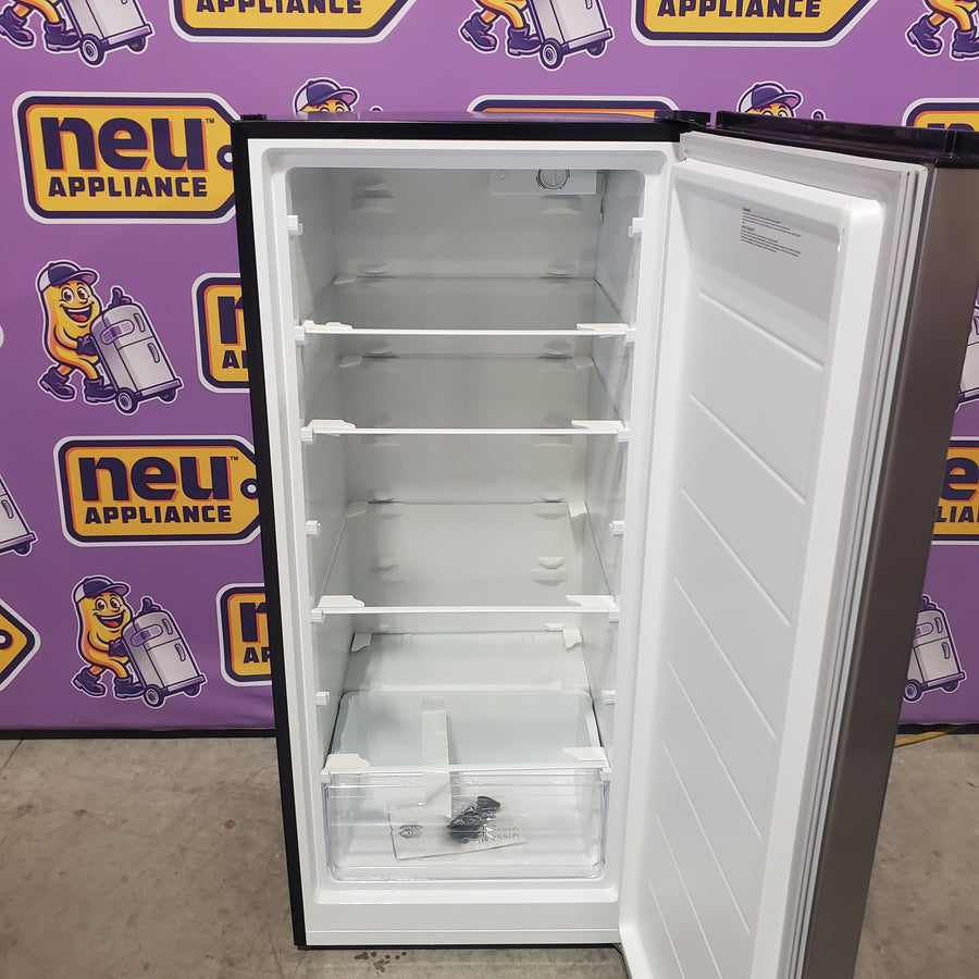 Vissani 7.1 cu. ft. Manual Defrost Convertible Upright Freezer in Stainless Steel Look MDUFC7SS4 - Scratch & Dent (Moderate)