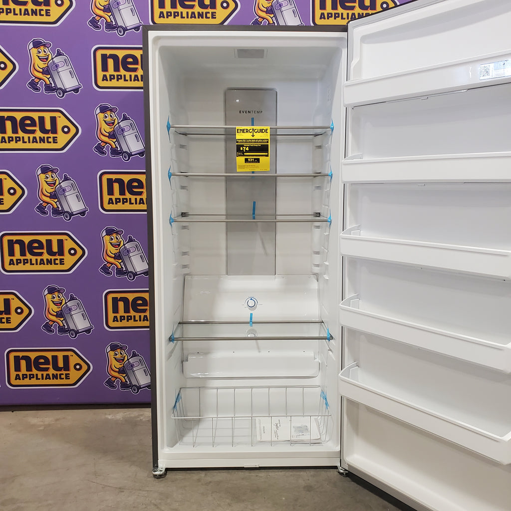 Pictures of Frigidaire 20 Cu. Ft. Garage Ready Upright Freezer in Carbon 20SD090 - FRUF2020AN - Scratch & Dent (Moderate) - Neu Appliance Outlet - Discount Appliance Outlet in Austin, Tx