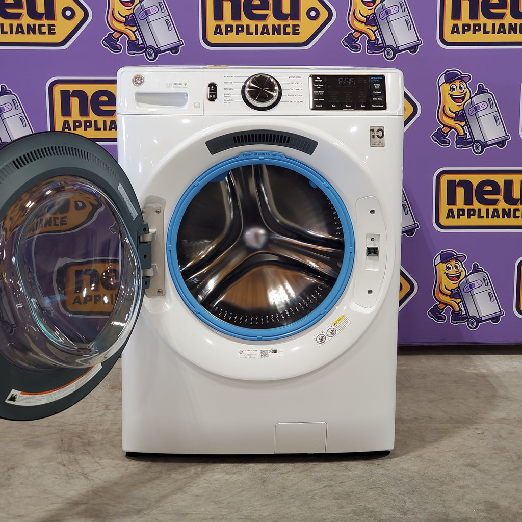 Pictures of GE ENERGY STAR 4.8 cu. ft. Capacity Smart Front Load Washer with UltraFresh Vent System with OdorBlock GFW550SSNWW - New in Box - Neu Appliance Outlet - Discount Appliance Outlet in Austin, Tx