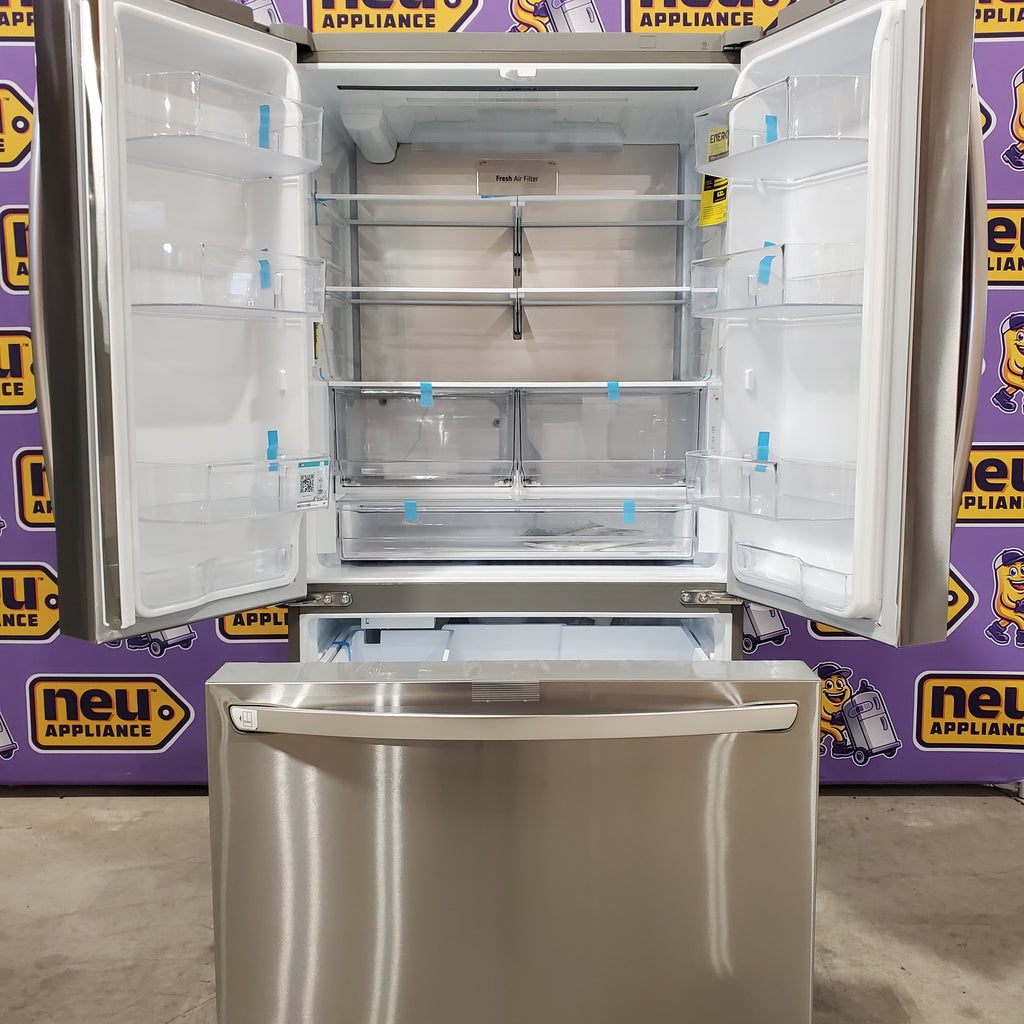 Pictures of LG 27 cu. ft. Smart Counter-Depth MAX™ French Door Refrigerator with Linear Cooling™ and Internal Water Dispenser 21SD012 - LRFLC2706S - Open Box - Neu Appliance Outlet - Discount Appliance Outlet in Austin, Tx