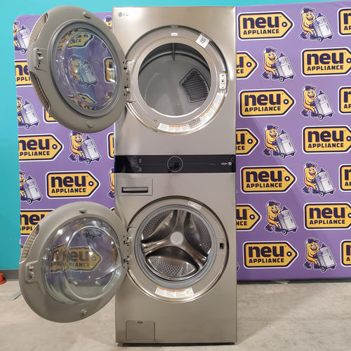 Pictures of LG Single Unit Front Load LG WashTower™ with Center Control™ 4.5 cu. ft. Washer and 7.4 cu. ft. Electric Dryer - Scratch and Dent (Minor) - Neu Appliance Outlet - Discount Appliance Outlet in Austin, Tx