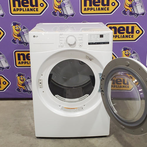 LG 7.4 cu. ft. ENERGY STAR Electric Vented Dryer with Sensor Dry and SmartThinQ Technology 6SD73 - DLE3400W - Scratch & Dent (Minor)