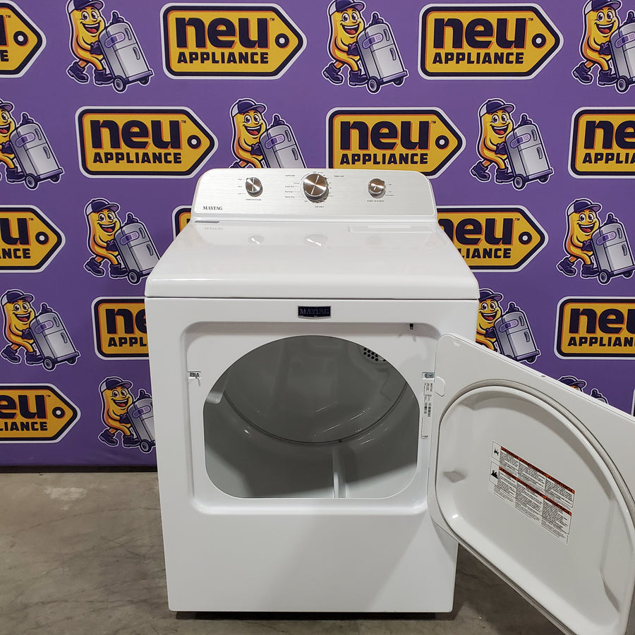 Maytag 4.5 cu. ft. Capacity Top Load Washer with Power™ Agitator and Deep Fill MVW4505MW - Scratch & Dent (Moderate) and Maytag 7.0 cu. ft. Capacity Top Load Electric Wrinkle Prevent Dryer 16249 - MED4500MW - Scratch & Dent (Moderate)