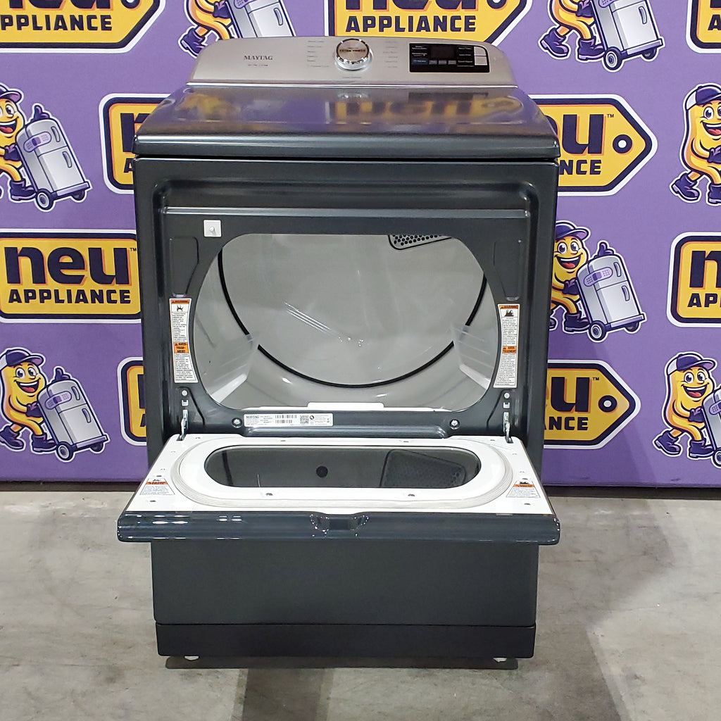 Pictures of Maytag 5.3 Cu. Ft. Pet Pro Top Load Impeller Washer with Extra Power MTW7200RF - Scratch & Dent (Minor) and Maytag 7.4 Cu. Ft. Pet Pro Top Load Electric Dryer with Sanitize Cycle 16126 - MED7205RF - Scratch & Dent (Minor) - Neu Appliance Outlet - Discount Appliance Outlet in Austin, Tx
