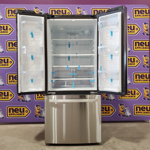 Pictures of 30 Inch Wide GE® ENERGY STAR® 20.8 Cu. Ft. French-Door Refrigerator with Icemaker and Advanced Water Filtration GNE21FYKFS - Open Box - Neu Appliance Outlet - Discount Appliance Outlet in Austin, Tx