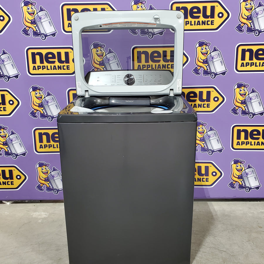 GE Profile™ ENERGY STAR® 5.0 cu. ft. Capacity Washer with Smarter Wash Technology and FlexDispense™ 22134SD243 - PTW600BPRDG - Scratch & Dent (Minor)