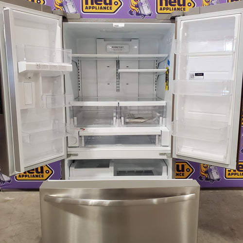 Frigidaire 29 Cu. Ft. Standard-Depth French Door Refrigerator in Stainless Steel 20SD017 - FRFN2813AF - Scratch & Dent (Minor)