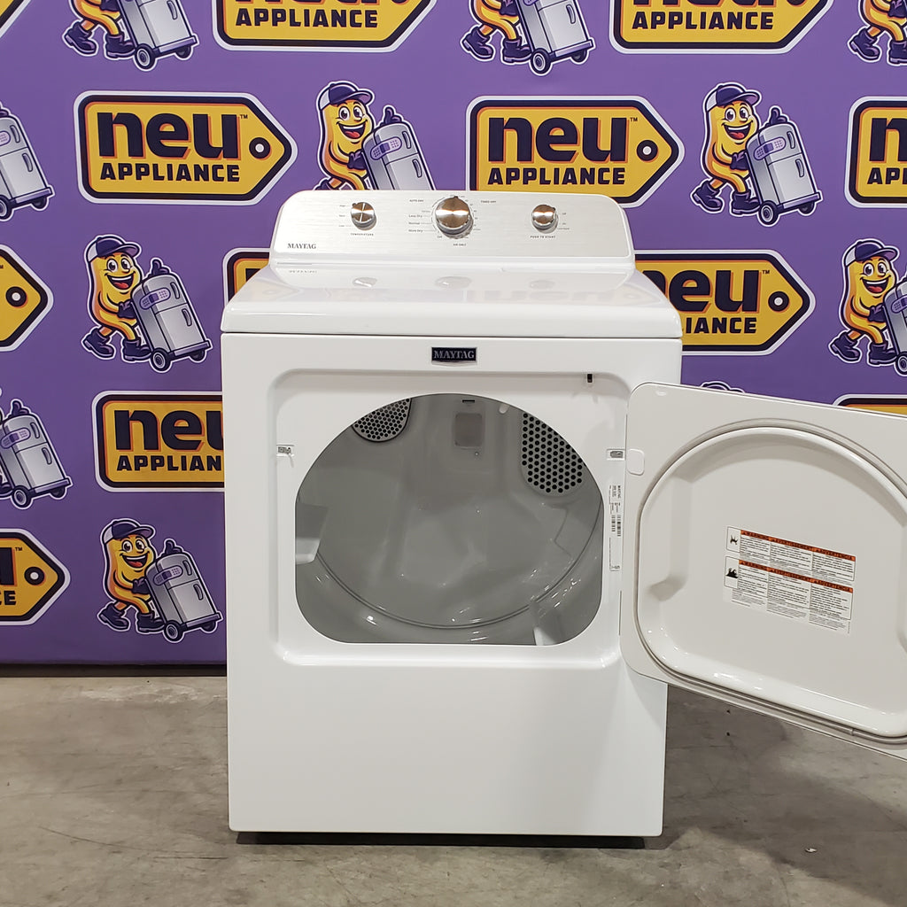 Pictures of MayTag 7.0 cu. ft. Top Load Electric Wrinkle Prevent Dryer 5SD259 - MED4500MW - Open Box - Neu Appliance Outlet - Discount Appliance Outlet in Austin, Tx