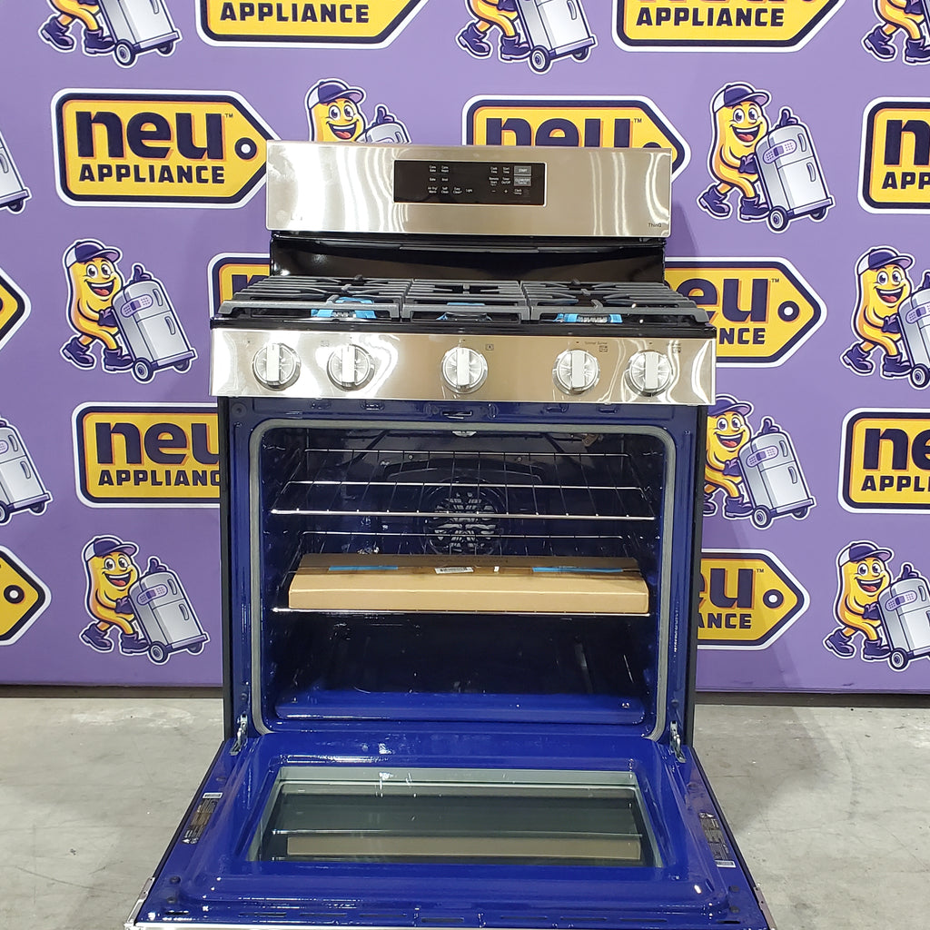 LG 5.8 cu. ft. Smart Wi-Fi Enabled Fan Convection Gas Range with Air Fry & EasyClean® 21SD026 - LRGL5823S - Scratch & Dent (Minor)