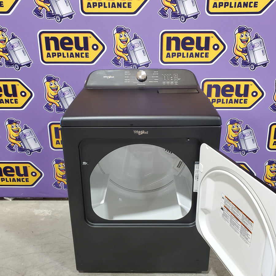 Whirlpool Volcano Black Electric 7.0 Cu. Ft. Dryer with Steam Refresh Cycle and Moisture Sensor WED6150PB - Scratch & Dent (Minor)
