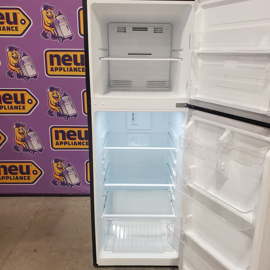 Vissani Black Top Freezer 10.1 Cu. Ft. Refrigerator with No Frost Design MDTF10BK - Scratch & Dent (Major)