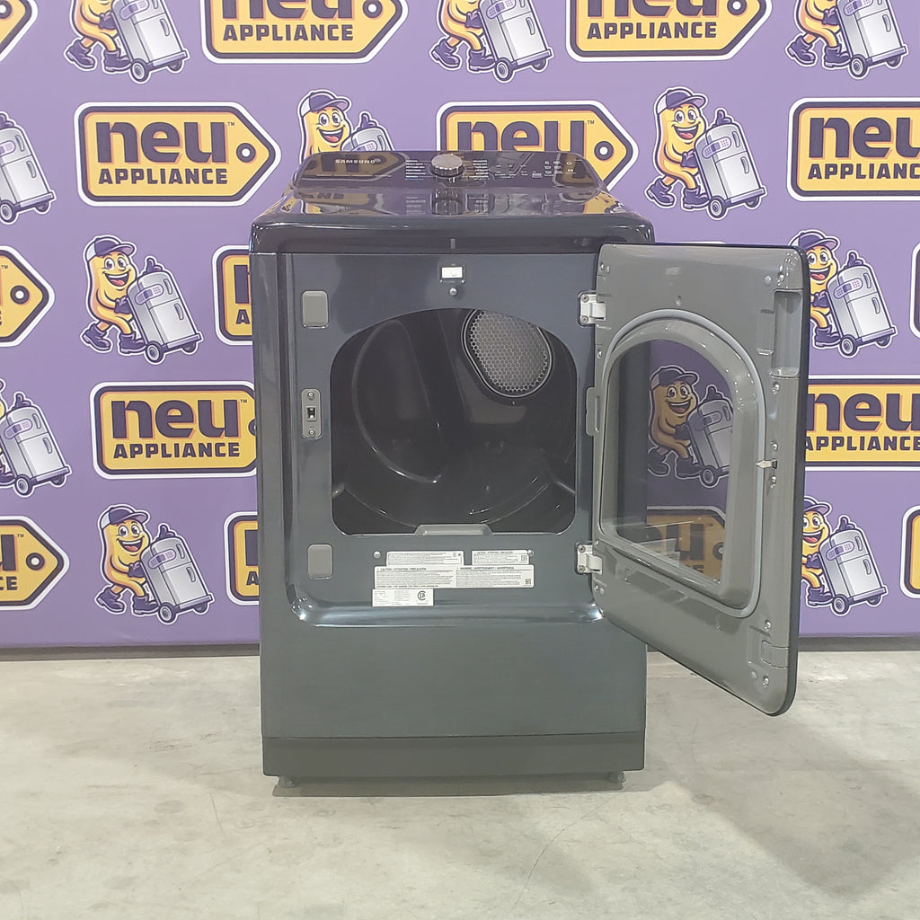 Pictures of Samsung 5.4 cu. ft. Smart Top Load Washer with Pet Care Solution and Super Speed Wash WA54CG7150AD - New in Box and Samsung Pet Care Dry and Steam Sanitize+ 7.4-cu ft Steam Cycle Smart Gas Dryer DVG54CG7150D - New in Box - Neu Appliance Outlet - Discount Appliance Outlet in Austin, Tx