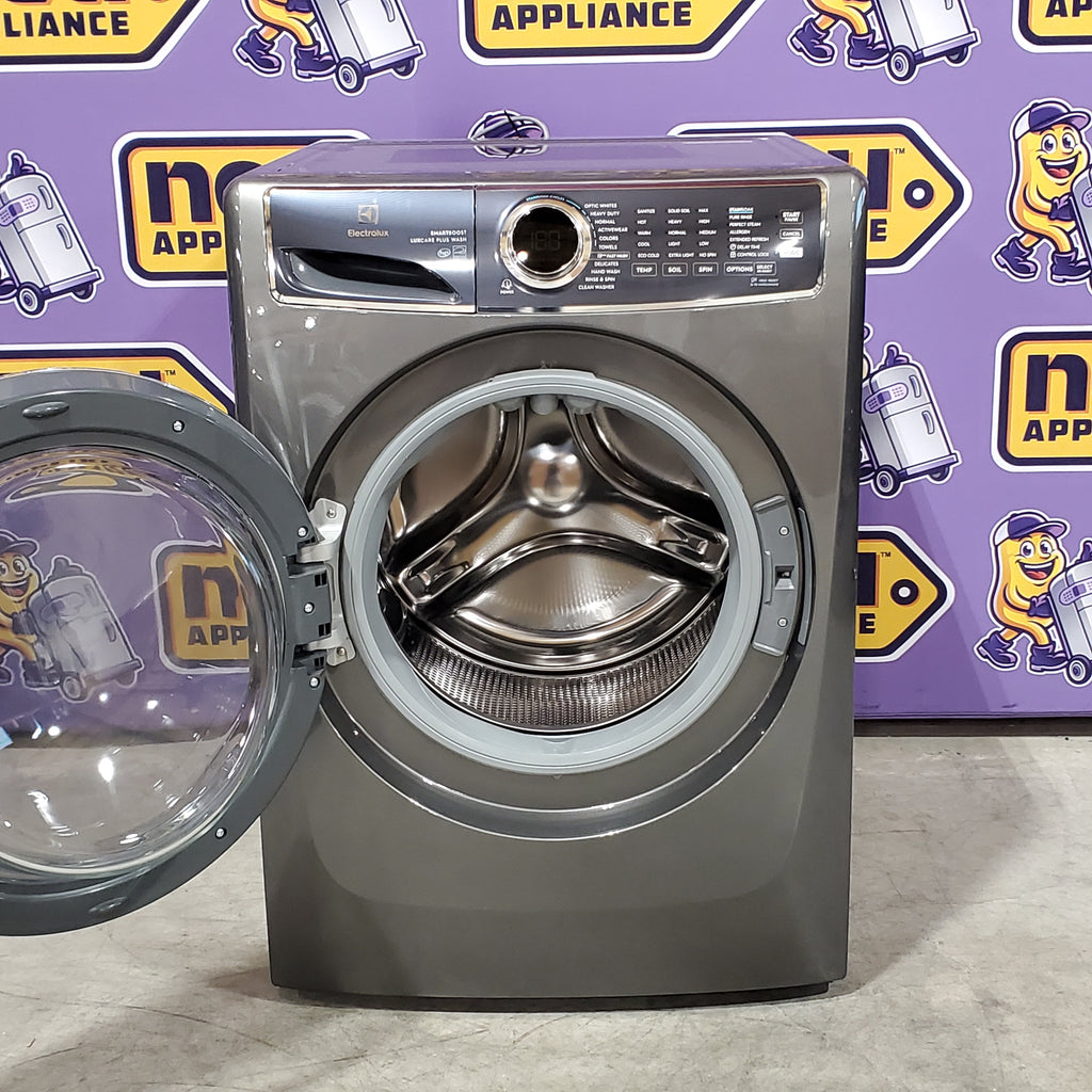 Pictures of Electrolux Titanium Front Load 600 Series 4.5 Cu. Ft. Washer with Smartboost and Hand Wash Cycle 3SD1140 - ELFW7637AT - Scratch & Dent (Minor) - Neu Appliance Outlet - Discount Appliance Outlet in Austin, Tx