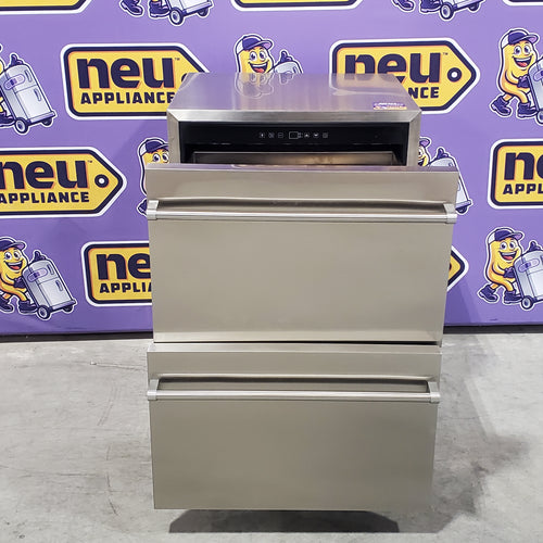 SOZT 23.4 in. 4.9 cu.ft. Double Drawer Fridge Weatherproof Outdoor Beverage Cooler in Stainless Steel 25133SD519 - YD24 - Scratch & Dent (Minor)