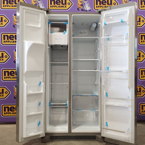 Pictures of Frigidaire 33" Wide 22.3 cu. ft. ENERGY STAR Side by Side Refrigerator Stainless Steel with Exterior Water and Ice Dispenser FRSS2323AS - Open Box - Neu Appliance Outlet - Discount Appliance Outlet in Austin, Tx