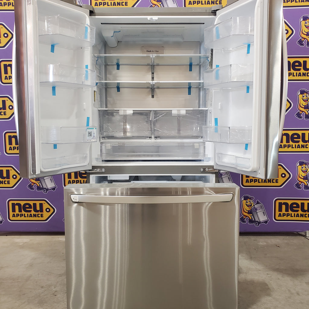 LG 27 cu. ft. Smart Counter-Depth MAX™ French Door Refrigerator with Linear Cooling™ and Internal Water Dispenser 3SD924 - LRFLC2706S - Open Box