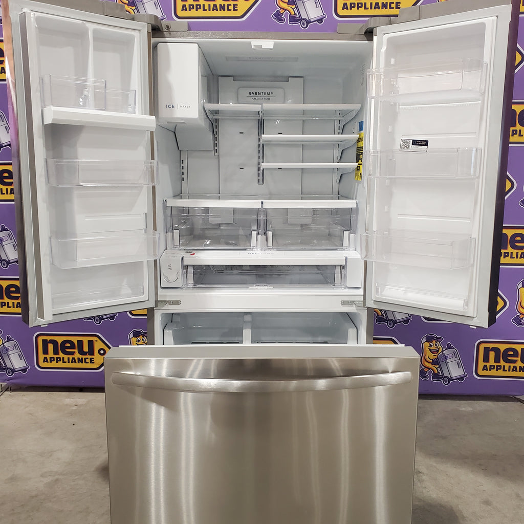 Frigidaire 27.8 cu. ft. 3 Door French Door Refrigerator with Exterior Water and Ice Dispenser 20131SD198 - FRFS2823AS - Scratch & Dent (Moderate)