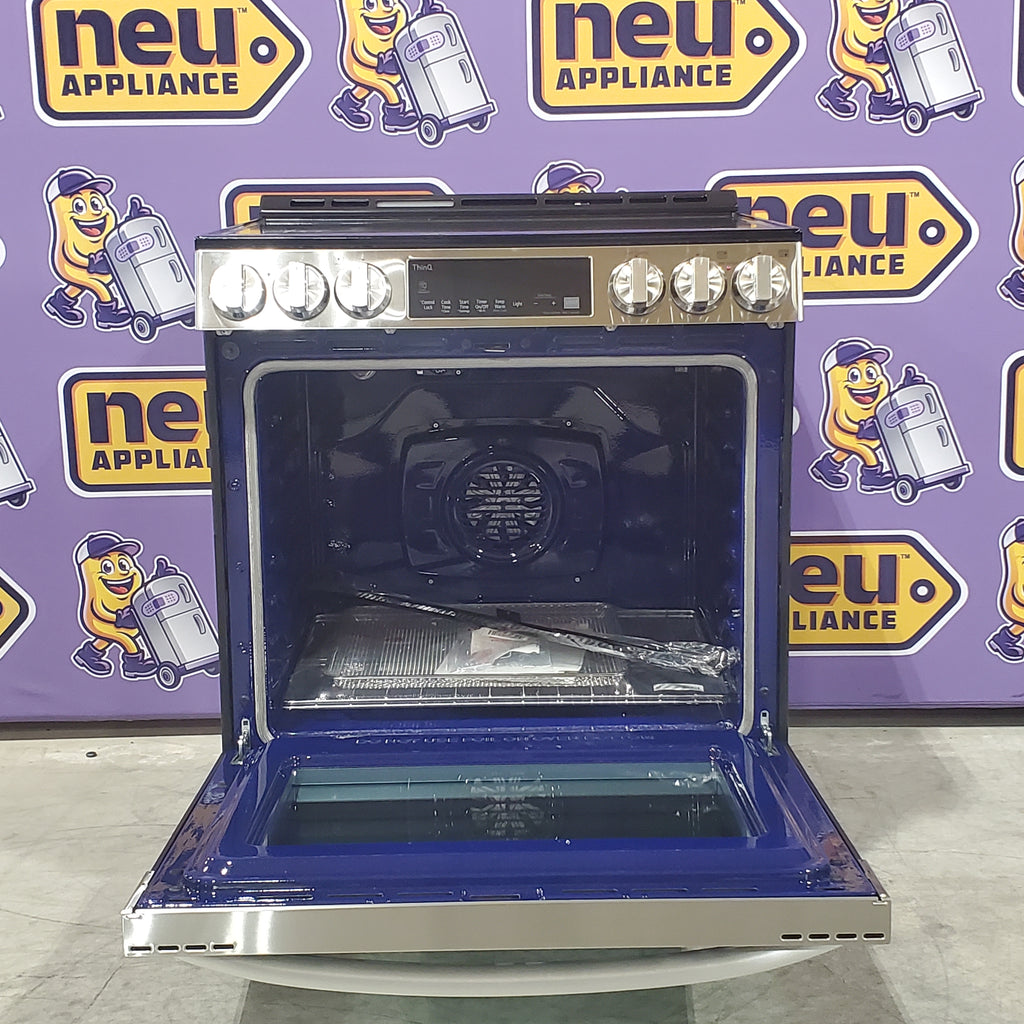 Pictures of LG 6.3 cu. ft. Smart Wi-Fi Enabled Fan Convection Electric Slide-in Range with Air Fry & EasyClean® 3SD691 - LSEL6333F - Open Box - Neu Appliance Outlet - Discount Appliance Outlet in Austin, Tx