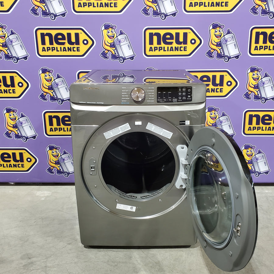 Samsung 7.5 cu. ft. Front Load Electric Dryer with Steam 251315SD1126 - DVE45B6300P - Scratch & Dent (Moderate)