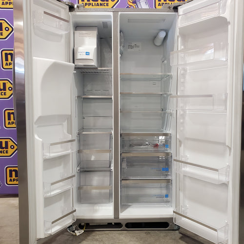 Frigidaire Gallery Smudge Proof Stainless Steel 26 Cu. Ft. Side by Side Refrigerator with Bright LED Lighting 3SD397 - GRSS2652AF - Scratch & Dent (Moderate)