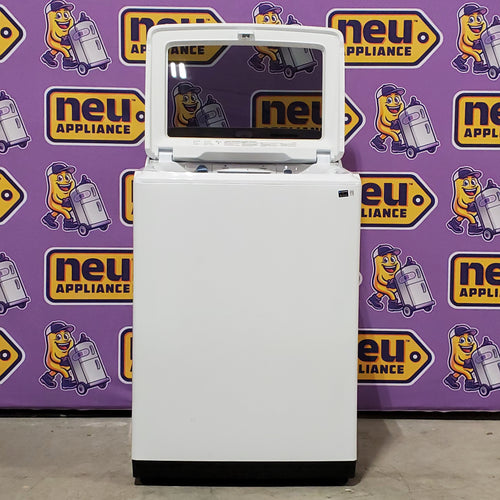 Samsung 5.2 cu. ft. Large Capacity Smart Top Load Washer with Super Speed Wash in White 3SD724 - WA52DG5500AW - Scratch & Dent (Minor)
