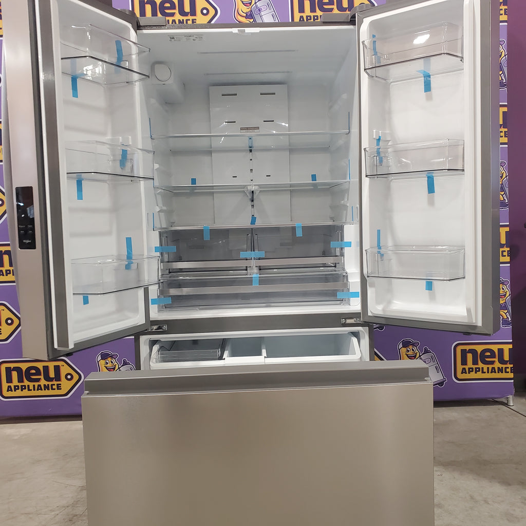 Pictures of Whirlpool French Door 31 Cu. Ft. Refrigerator with Total Coverage Cooling in Fingerprint Resistant Stainless Steel 3SD652 - WRFF3136SZ - Open Box - Neu Appliance Outlet - Discount Appliance Outlet in Austin, Tx