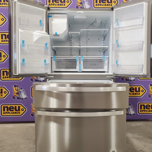 Pictures of Whirlpool 36-Inch Wide French Door Bottom Mount Refrigerator in Fingerprint Resistant Stainless Steel WRMF3636RZ - Scratch & Dent (Minor) - Neu Appliance Outlet - Discount Appliance Outlet in Austin, Tx