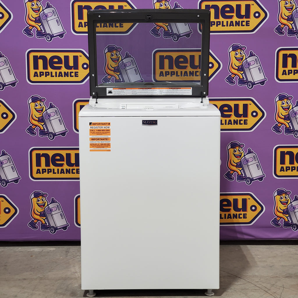 Pictures of Maytag 4.7 cu. ft. Pet Pro Top Load Washer MVW6500MW - Open Box - Neu Appliance Outlet - Discount Appliance Outlet in Austin, Tx