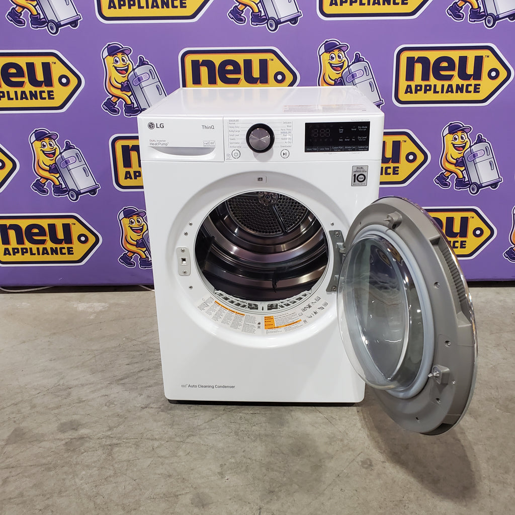 Pictures of LG 24" Wide 4.2 cu.ft. Smart wi-fi Enabled Compact Front Load Dryer with Dual Inverter HeatPump™ Technology 31133SD70 - DLHC1455W - Scratch & Dent (Minor) - Neu Appliance Outlet - Discount Appliance Outlet in Austin, Tx