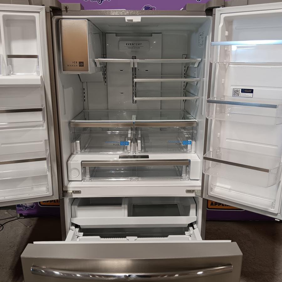 Frigidaire Gallery 28 Cu. Ft. Standard-Depth French Door Refrigerator in Stainless Steel 22231SD308 - GRFS2853AFL - Scratch & Dent (Major)