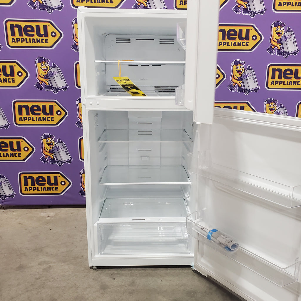 Vissani 14.2 cu. ft. Top Freezer Refrigerator in White, Garage Ready 25131SD309 - MDTF14WH5 - Scratch & Dent (Minor)