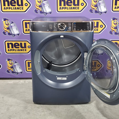 GE Profile Smart Front Load Electric 7.8 Cu. Ft. Capacity Dryer with Steam and Sanitize Cycle 22SD006 - PFD87ESPVRS - Scratch & Dent (Minor)