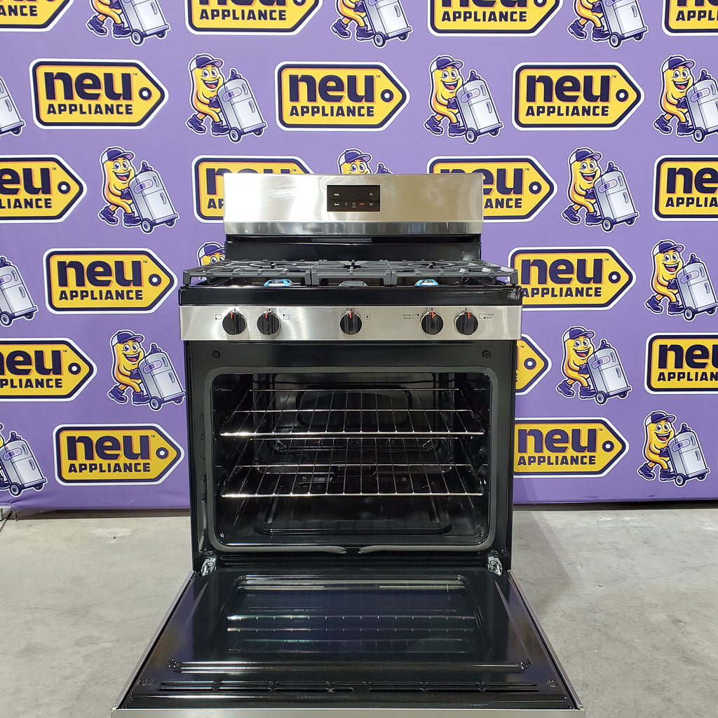 Pictures of Frigidaire 5 Burner Gas Range with Even Baking Technology in Stainless Steel 20SD57 - FCRG3052BS - Scratch & Dent (Minor) - Neu Appliance Outlet - Discount Appliance Outlet in Austin, Tx