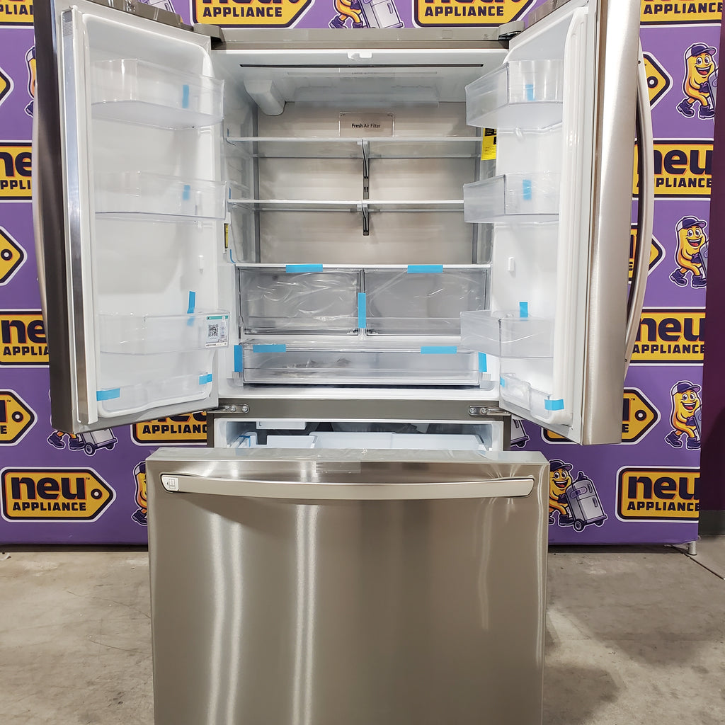 Pictures of LG 27 cu. ft. Smart Counter-Depth MAX™ French Door Refrigerator with Linear Cooling™ and Internal Water Dispenser 21SD005 - LRFLC2706S - Open Box - Neu Appliance Outlet - Discount Appliance Outlet in Austin, Tx