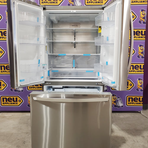 Pictures of LG 27 cu. ft. Smart Counter-Depth MAX™ French Door Refrigerator with Linear Cooling™ and Internal Water Dispenser 21SD005 - LRFLC2706S - Open Box - Neu Appliance Outlet - Discount Appliance Outlet in Austin, Tx