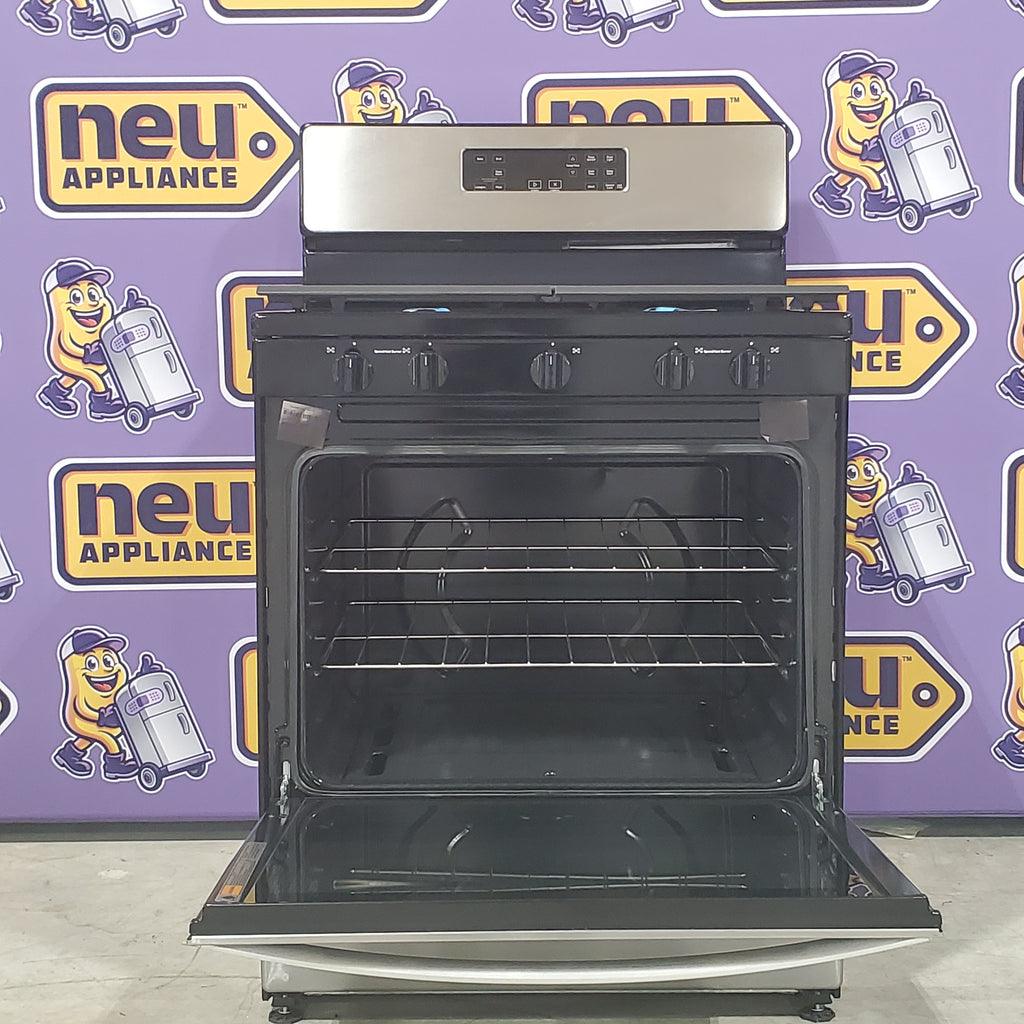 Pictures of Whirlpool Stainless Steel 30" 5.1 Cu. Ft. Freestanding Gas Range with Edge to Edge Cooktop - Scratch & Dent - Minor - Neu Appliance Outlet - Discount Appliance Outlet in Austin, Tx