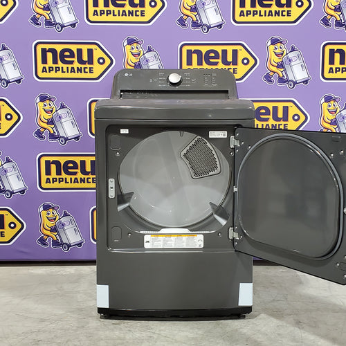 Pictures of Monochrome Grey LG 7.3 cu. ft. Gas Dryer with Dial-A Cycle Knob ENERGY STAR and FlowSense Duct Clogging Indicator 3SD365 - DLG6101M - Open Box - Neu Appliance Outlet - Discount Appliance Outlet in Austin, Tx
