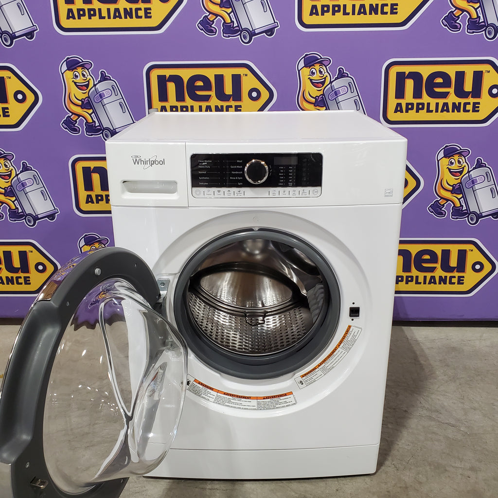 Pictures of Whirlpool 2.3 Cu. Ft. High Efficiency Stackable Front Load Washer with Detergent Dosing Aid in White 31131SD42 - WFW5090JW - Scratch & Dent (Minor) - Neu Appliance Outlet - Discount Appliance Outlet in Austin, Tx