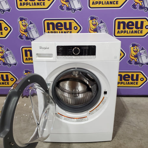Pictures of Whirlpool 2.3 Cu. Ft. High Efficiency Stackable Front Load Washer with Detergent Dosing Aid in White 31131SD42 - WFW5090JW - Scratch & Dent (Minor) - Neu Appliance Outlet - Discount Appliance Outlet in Austin, Tx