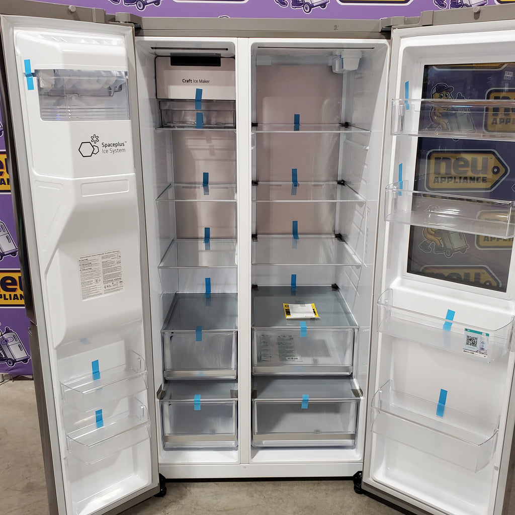Pictures of LG 27 cu. ft. Side-By-Side InstaView® Refrigerator in PrintProof Stainless Steel 22131SD111 - LRS0S2706S - Scratch & Dent (Minor) - Neu Appliance Outlet - Discount Appliance Outlet in Austin, Tx