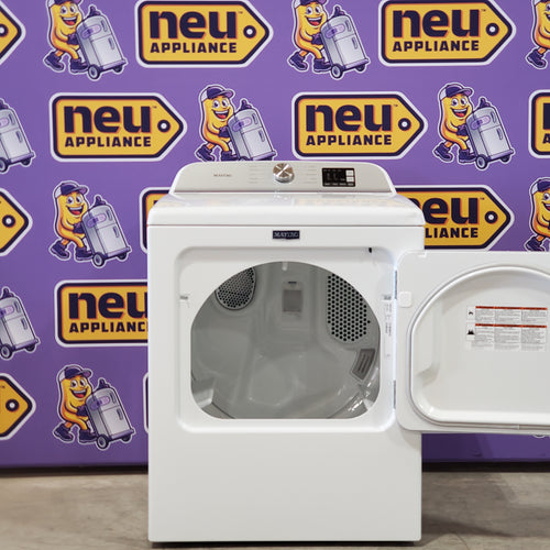 Pictures of Maytag 7.0 cu ft Electric Dryer with Moisture Sensing and Quick Dry Cycle MED6200KW - Scratch & Dent (Minor) - Neu Appliance Outlet - Discount Appliance Outlet in Austin, Tx