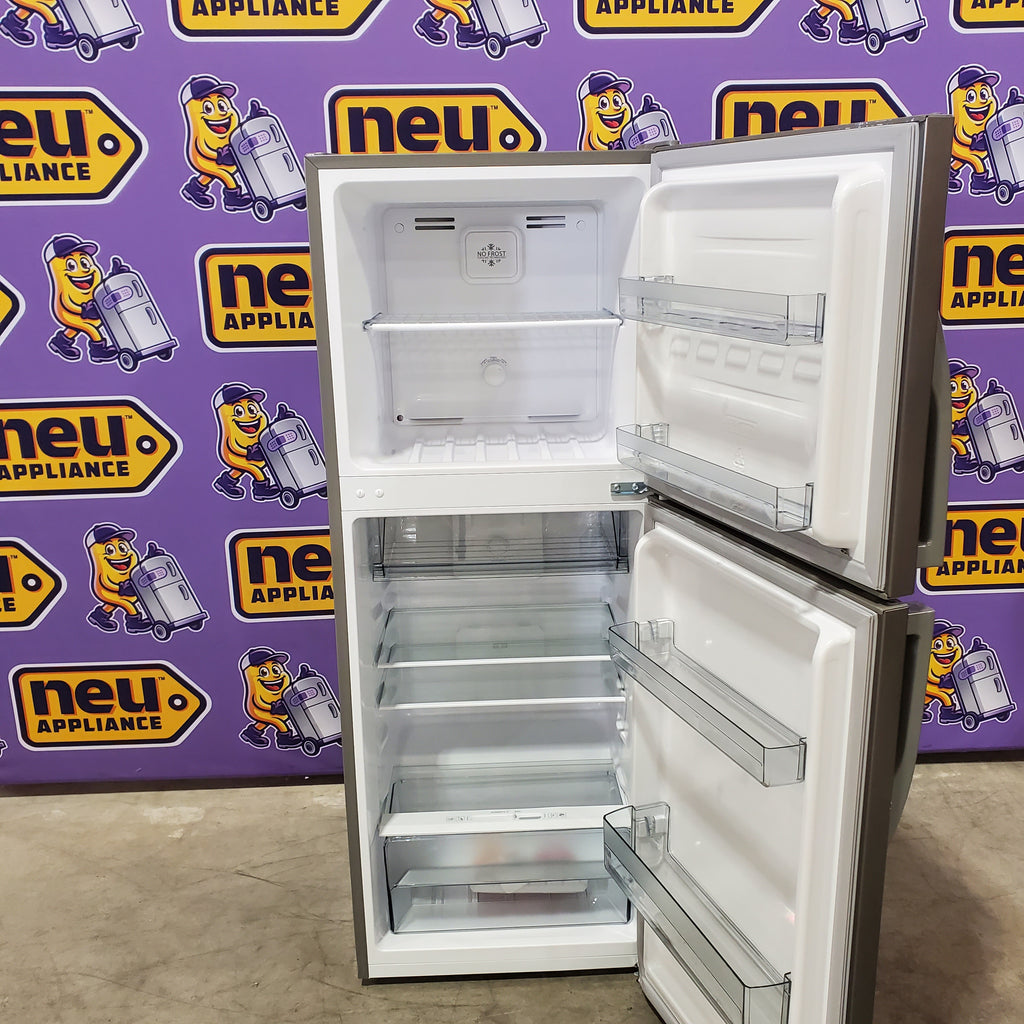 Levella 7.0 cu. ft. Frost Free Top Freezer Refrigerator in Stainless Look 25137SD738 - PRN7106HS - Scratch & Dent (Minor)