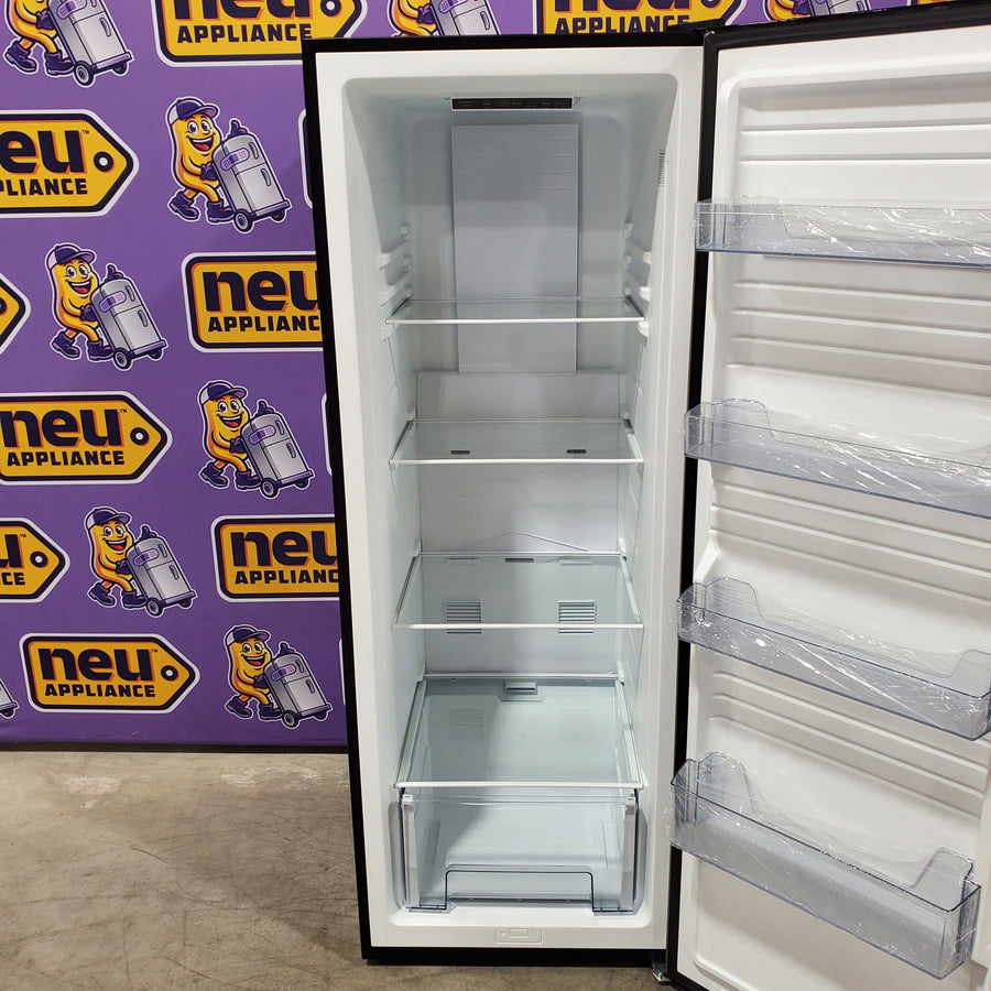 Vissani 24 in. 11 cu. ft. Convertible Auto Defrost Garage Ready Upright Freezer/Refrigerator in Stainless Steel, Energy Star 251310SD889 - VSF11US2A16 - Scratch & Dent (Moderate)