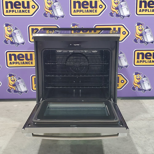 Pictures of GE Profile™ Fingerprint Resistant Stainless 30" Smart Slide-In Front-Control Induction and Convection Range with No Preheat Air Fry PHS930YPFS - Scratch & Dent - Minor - Neu Appliance Outlet - Discount Appliance Outlet in Austin, Tx