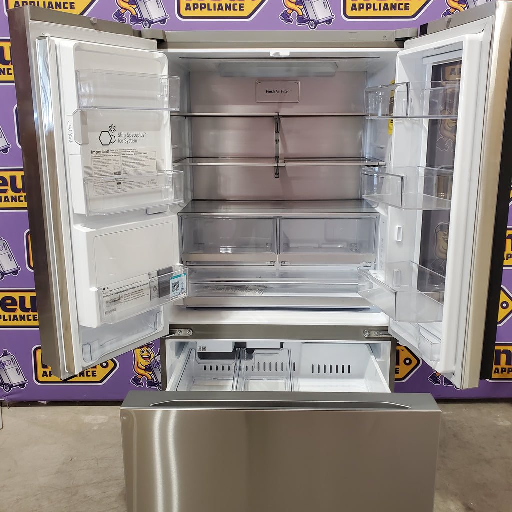 Pictures of LG 26 cu. ft. Counter-Depth French Door Refrigerator in Stainless Steel with Mirror InstaView™ 22131SD94 - LRYKC2606S - Scratch & Dent (Minor) - Neu Appliance Outlet - Discount Appliance Outlet in Austin, Tx