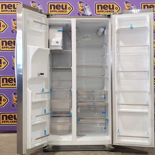 Pictures of Frigidaire Gallery Smudge Proof Stainless Steel 26 Cu. Ft. Side by Side Refrigerator with Bright LED Lighting GRSS2652AF - Scratch & Dent - (Minor) - Neu Appliance Outlet - Discount Appliance Outlet in Austin, Tx